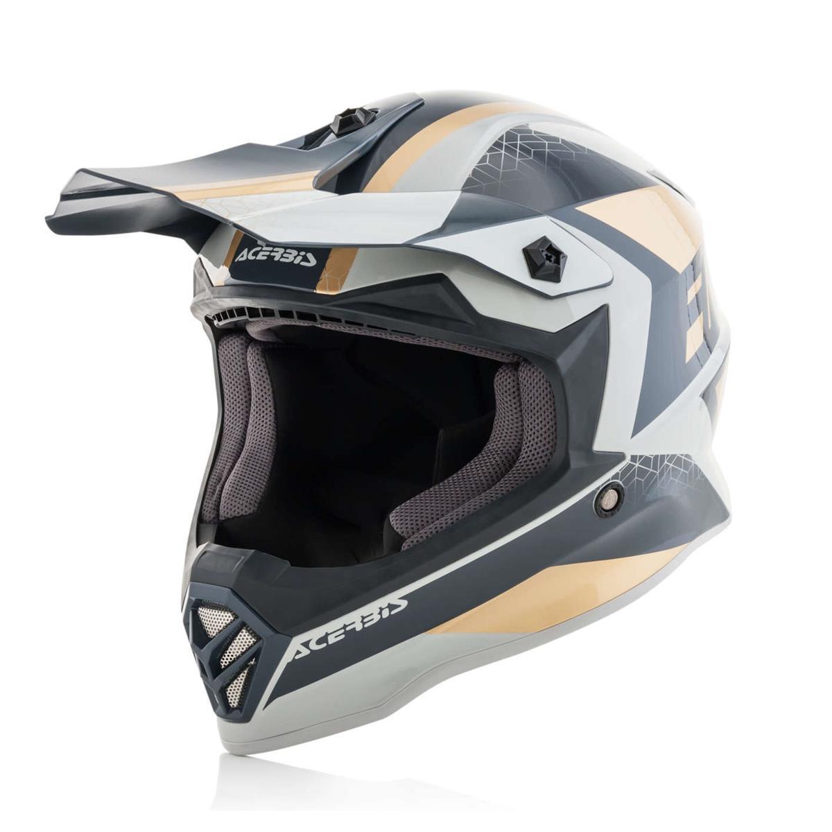 Шлем мотокроссовый детский ACERBIS STEEL KID HELMET GOLD Шлем мотокроссовый детский ACERBIS STEEL KID HELMET GOLD
