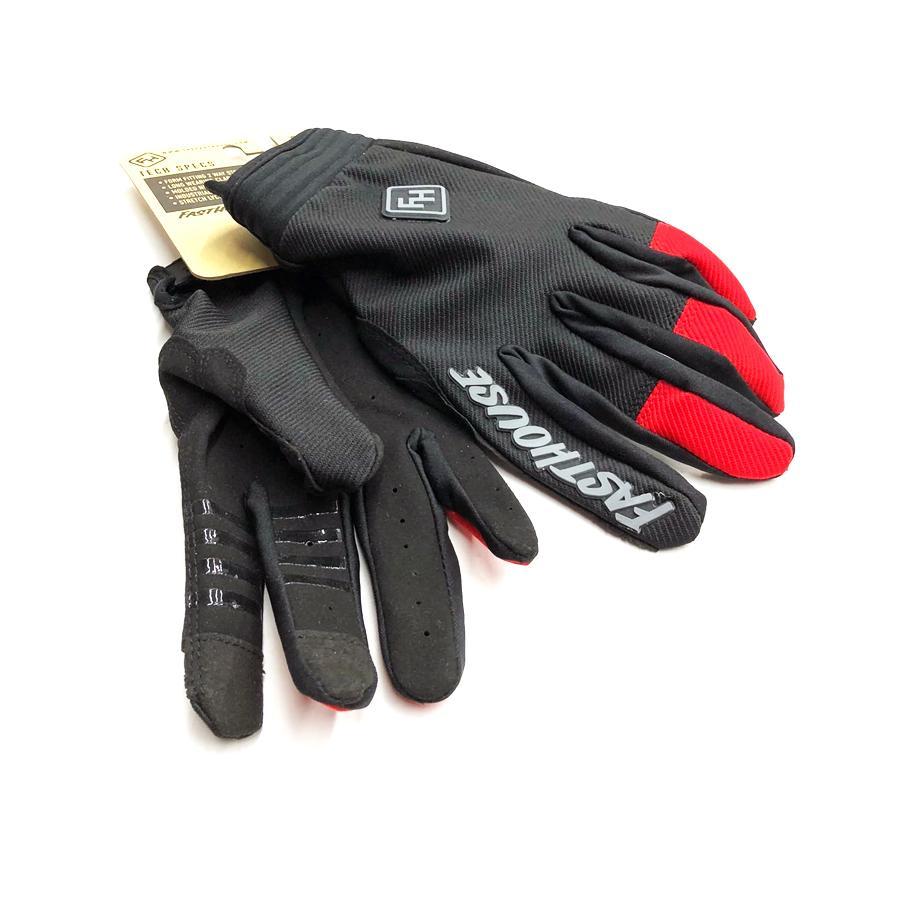 Перчатки кроссовые Fast House black/red Перчатки кроссовые Fast House black/red
