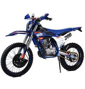Кроссовый мотоцикл Motoland SMX300 PRO (175FMM) Синий 21/18
